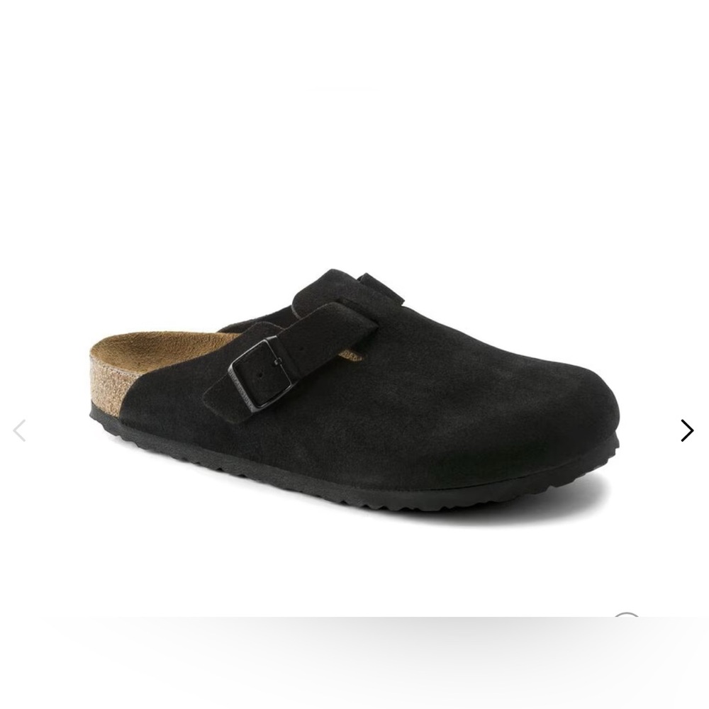 Birkenstock Black Suede Clogs
